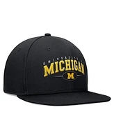 Top of the World Men's Black Michigan Wolverines Bullpen Snapback Hat