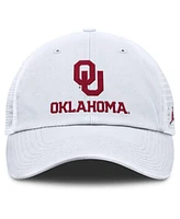 Jordan Men's White Oklahoma Sooners Club Trucker Adjustable Hat