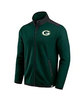 Fanatics Men's Green Bay Packers Color Block Polar Fleece Full-Zip Jacket