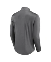 Fanatics Men's Gray Notre Dame Fighting Irish Tough Minded Quarter-Zip Top