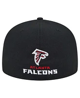 New Era Men's Black Atlanta Falcons Ransom 59FIFTY Fitted Hat