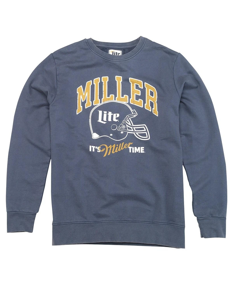 American Needle Men's Navy Miller Lite Sunday Fleece Pullover Sweatshirt