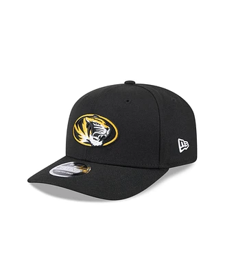 New Era Men's Black Missouri Tigers Coolera 9SEVENTY Stretch-Snap Hat