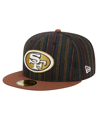 New Era Men's San Francisco 49ers Vintage Herringbone 59FIFTY Fitted Hat