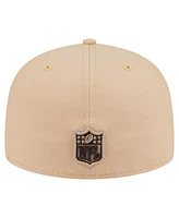 New Era Men's Tan Las Vegas Raiders Candied Pecan 59FIFTY Fitted Hat