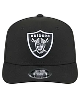 New Era Men's Black Las Vegas Raiders 9SEVENTY Stretch-Snap Hat