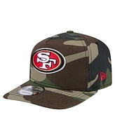 New Era Men's Camo San Francisco 49ers Woodsy 9FIFTY Snapback Hat