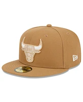 New Era Men's Tan Chicago Bulls 2024/25 City Edition Alternate 59FIFTY Fitted Hat