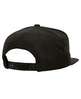 Mitchell & Ness Men's Black Seattle Kraken Soul Strike Cultivated Pearl Tonal Snapback Hat