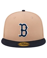 New Era Men's Khaki Boston Red Sox 59FIFTY Fitted Hat