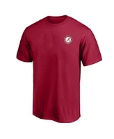 Fanatics Men's Crimson Alabama Crimson Tide Big Tall 2-Hit T-Shirt