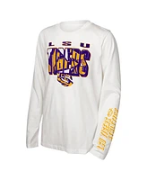 Outerstuff Big Boys and Girls Lsu Tigers the Mix T-Shirt Combo Set