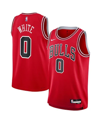 Outerstuff Big Boys and Girls Coby White Red Chicago Bulls Swingman Jersey - Icon Edition