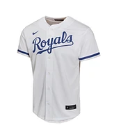 Nike Big Boys and Girls White Kansas City Royals Home Game Jersey