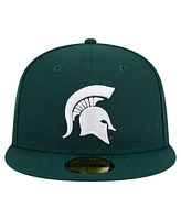 New Era Men's Green Michigan State Spartans 59FIFTY Fitted Hat