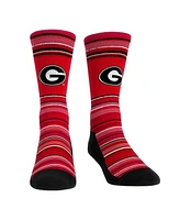 Rock 'Em Men's Georgia Bulldogs Primary Crew Socks Boxer Briefs Combo Pack