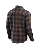 Fanatics Men's Charcoal/Tan Dallas Cowboys Classic Flannel Long Sleeve Button-Up Shirt