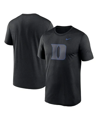 Nike Men's Black Duke Blue Devils Color Pop Logo Legend T-Shirt