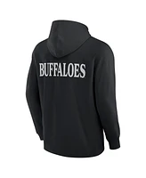 Fanatics Men's Black Colorado Buffaloes Blaze Tri-Blend Pullover Hoodie