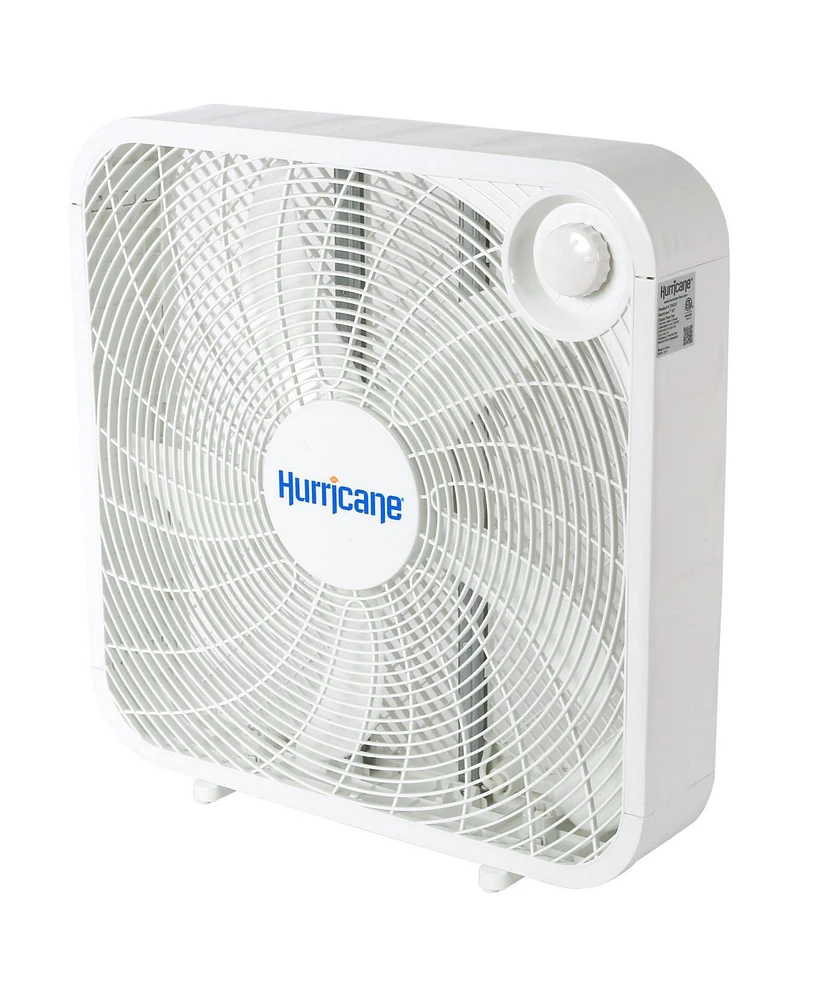 Hurricane 20 Inch Classic Series Floor Box Fan with 3 Efficient Speed Settings