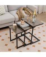 Gouun 3 Pieces Multifunctional End Table Set