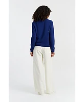 Chinti & Parker Meets Peanuts Snoopy Peek Pocket Wool Cashmere Cardigan