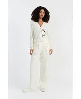 Chinti & Parker Women's Meets Peanuts Snoopy Peek Pocket Wool Cashmere Cardigan