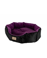 Armarkat Large, Soft Cat Bed in Purple and Black - C101NH/Zh