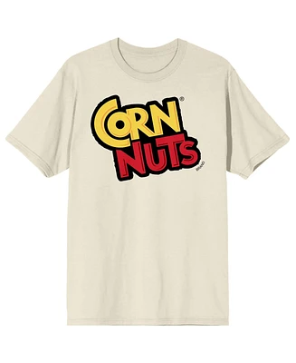 Corn Nuts Men's Logo Natural Short Sleeve Tee Shirt-3XL