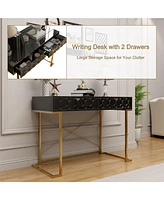 Boyel Living Functional Writing Desk with Ample Storage and Modern Design