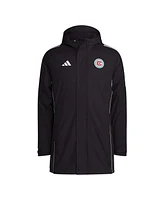 Adidas Men's Black Chicago Fire Tiro 24 Full-Zip Hoodie Winter Parka