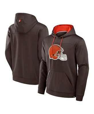 Fanatics Men's Brown Cleveland Browns Defender Pullover Hoodie