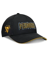 Fanatics Men's Black Pittsburgh Penguins Fundamental Flex Hat