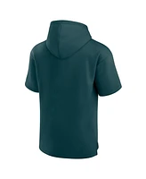 Fanatics Men's and Women's Green Philadelphia Eagles Elements Ready Short Sleeve Pullover Hoodie