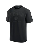 Fanatics Men's and Women's Black Pittsburgh Steelers Elements Flex Tri-Blend T-Shirt