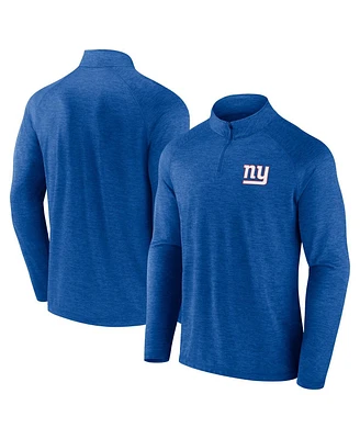 Fanatics Men's Royal New York Giants Head-to-Head Raglan Quarter-Zip Jacket