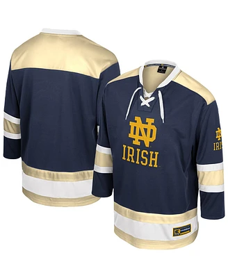 Colosseum Men's Navy Notre Dame Fighting Irish Athletic Machine Fashion Hockey Jersey