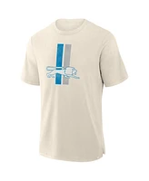 Fanatics Men's Cream Detroit Lions Slub T-Shirt