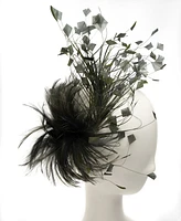 August Hats Multi Feather Fascinator