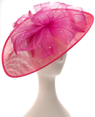 August Hats Embellished Sinamay Fascinator