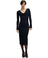 Boss by Hugo Boss Women's Long-Sleeved Knitted Dress