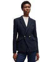 Boss by Hugo Women's Slim-Fit Tweed Blazer