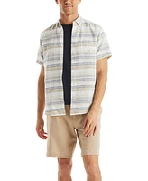 Nautica Men's Stripe Short-Sleeve Shirt