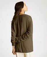 Kenneth Cole Women's Oversized V-Neck Sweater