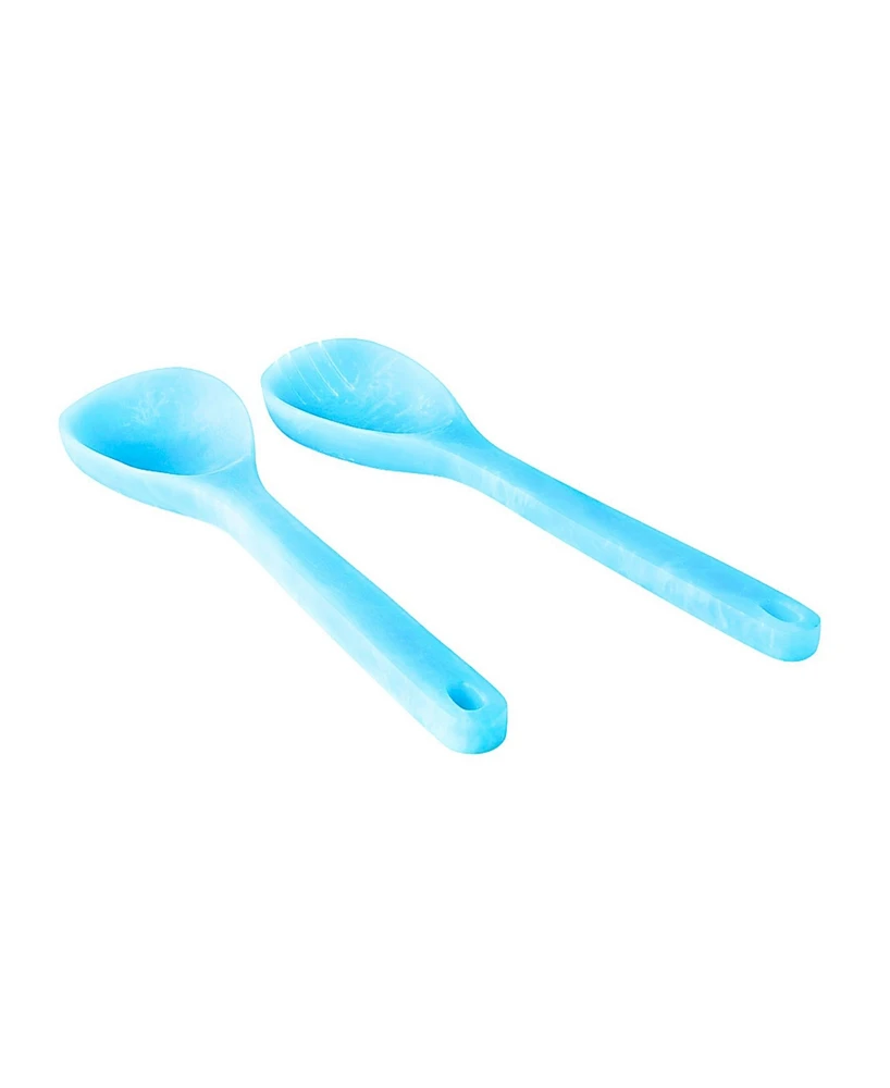 Godinger Lucente Resin Matte Salad Server Set