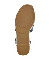 Guess Women's Tanveey Quattro G Cut-Out Platform Espadrille Wedge Sandals