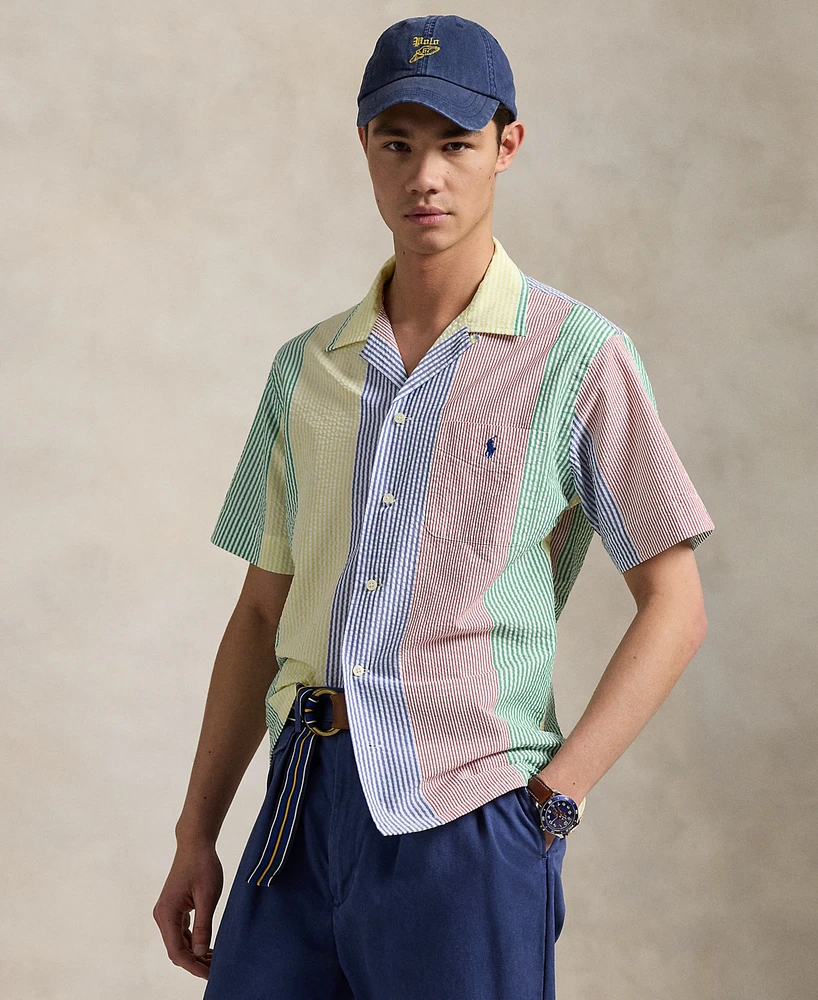 Polo Ralph Lauren Men's Classic-Fit Striped Seersucker Shirt