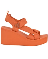 Guess Women's Daysa Quattro-g Strappy Eva Wedge Sandals