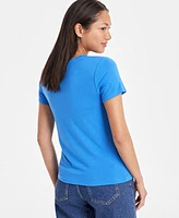 On 34th Women's Modal V-Neck T-Shirt, Created for Macy's