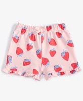 First Impressions Baby Girls Strawberry-Print Shorts, Exclusively at Macy's